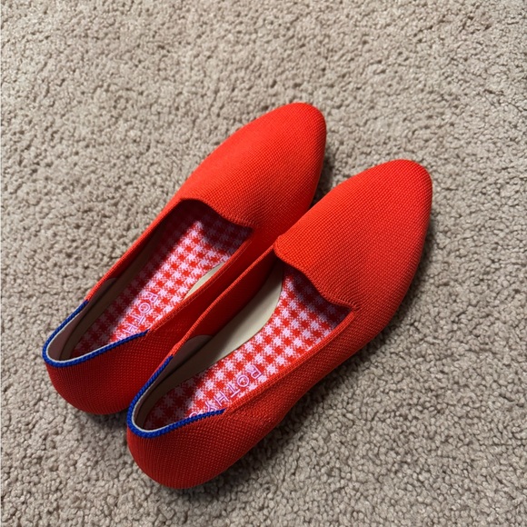 Rothy's The Almond Loafer Poppy Red - Picture 3 of 4